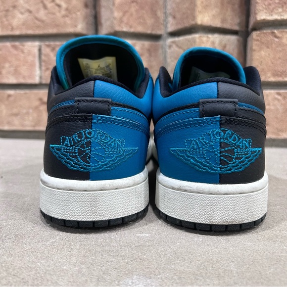 Nike Air Jordan 1 Low set SE Women’s 10.5 DR0502-300 Emerald Green Abyss Teal - Picture 3 of 5